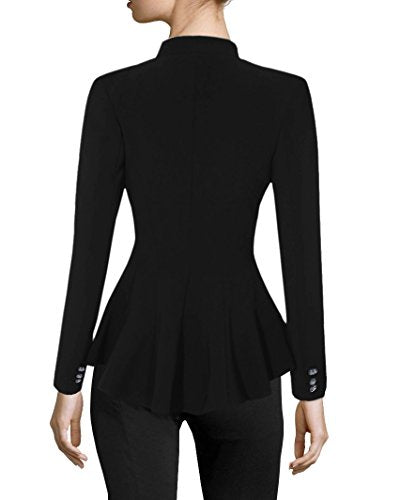 Women's Double Lapel Office Blazer Women's Double Lapel Office Blazer